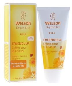 Crème pour le change au calendula BIO, 75 ml